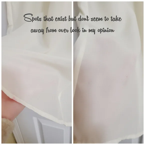 🌿Michael Kors Women's Small Ivory Chain-Neck Sleeveless Blouse - Elegant Classy - Picture 8 of 12